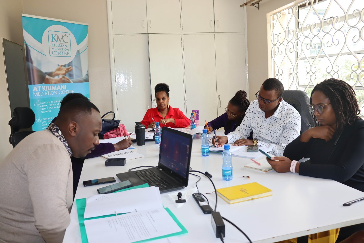 Workplace mediation meeting